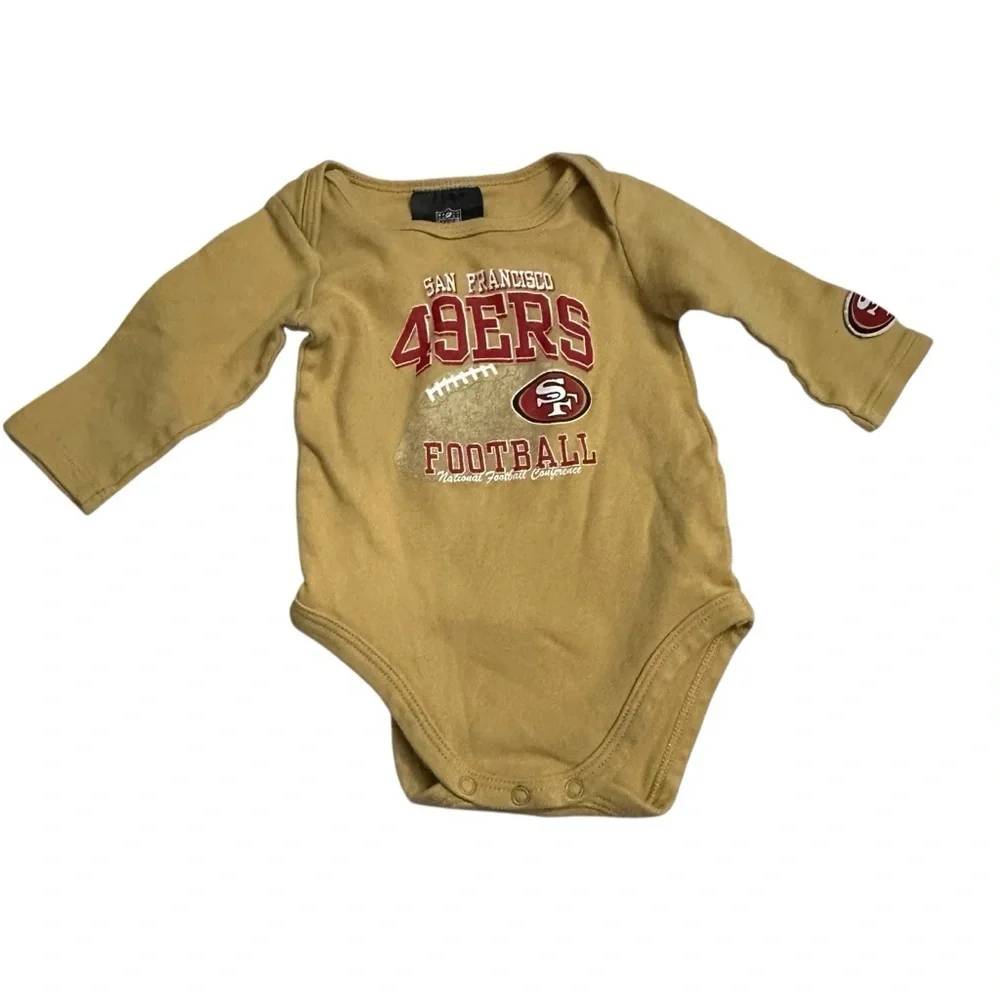 Team Apparel 49ers Baby Bodysuit - Gold